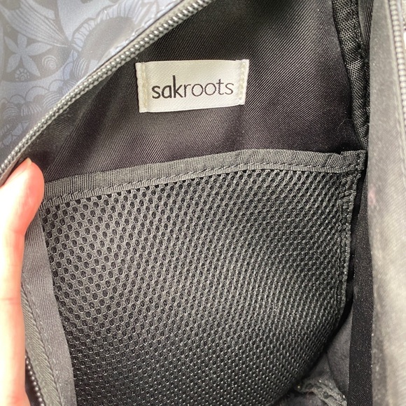 Sakroots Black Tonal Spirit Desert Nylon Lightweight Backpack - Picture 4 of 5